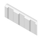 Šamotová deska boční, levá KV DYNAMIC L 3G S 55.44.42.21 